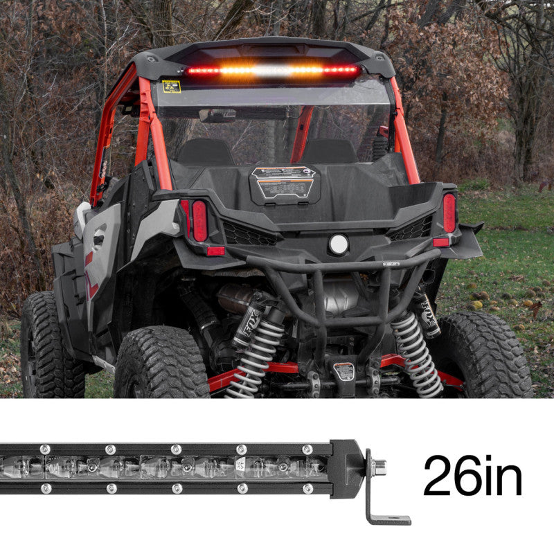 XKGlow 26in Super Slim Offroad LED Chase Bar 4 Modes 72w - Part XK068026