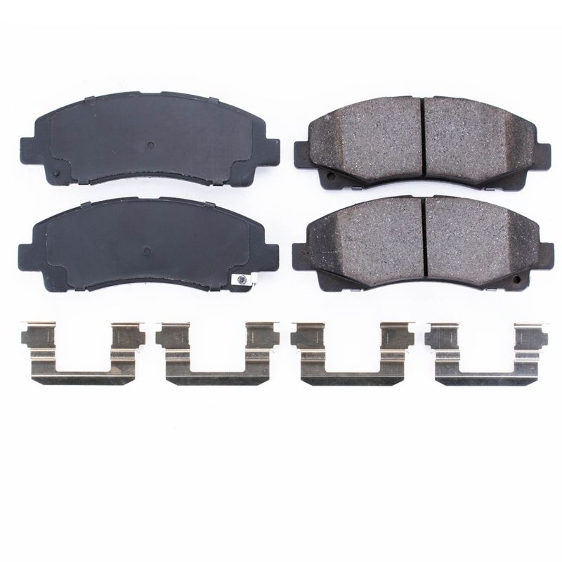 Power Stop 09-14 Acura TL Front Z17 Evolution Ceramic Brake Pads w/Hardware PowerStop