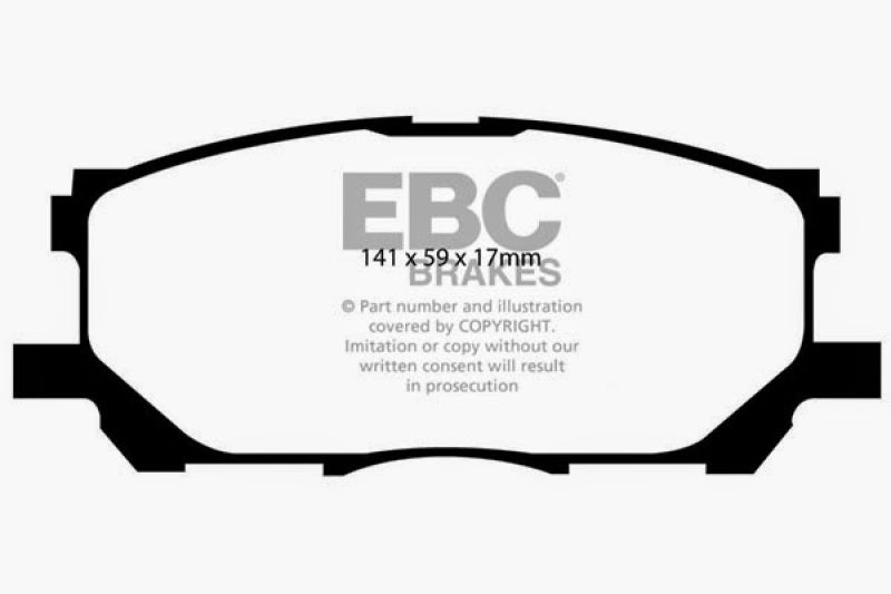 EBC Ultimax2 Front Brake Pads - UD1005 EBC