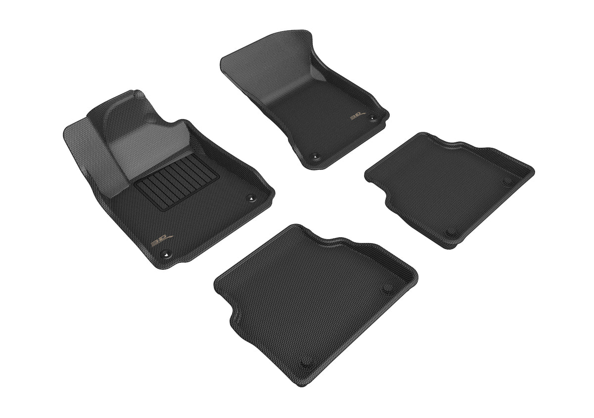 3D MAXpider KAGU 1st & 2nd Row Floor Mats for 2011-2018 Audi A8 (D4) / S8 (D4) - L1AD03101509