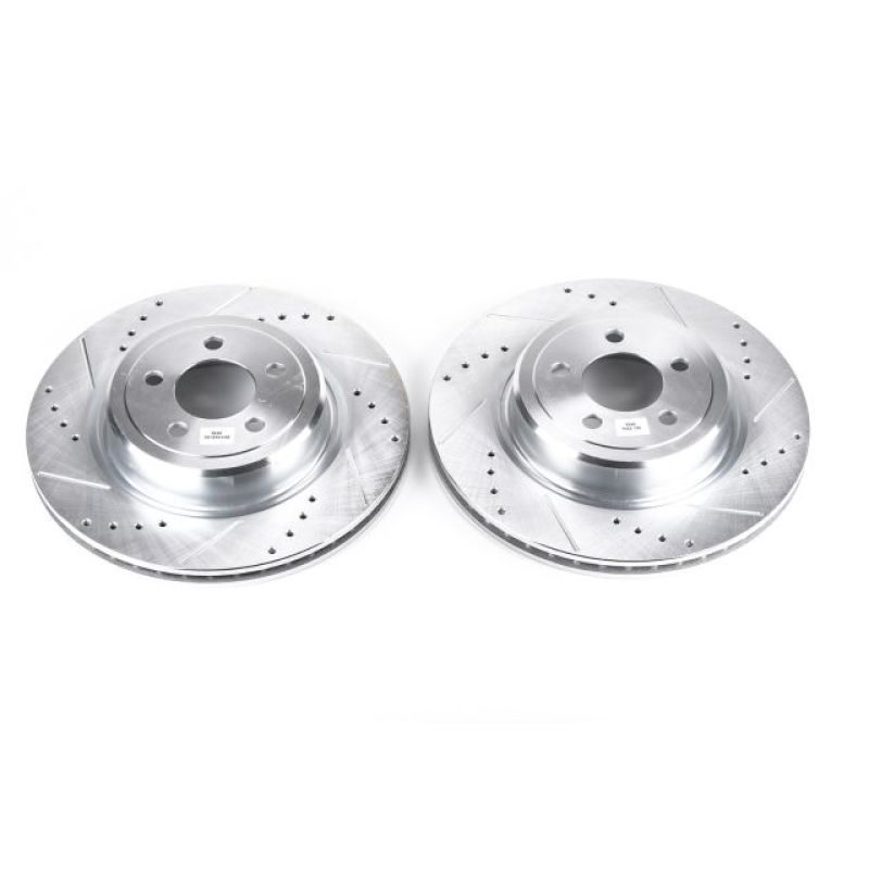 Power Stop 06-18 Dodge Charger Rear Evolution Drilled & Slotted Rotors - Pair PowerStop