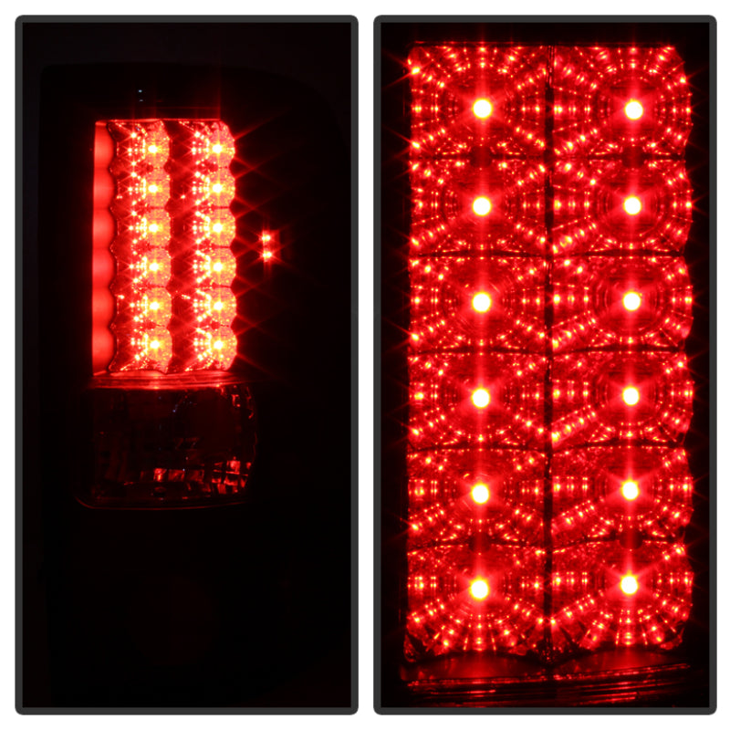Spyder Ford F150 Styleside 04-08 (Not Fit Heritage & SVT)LED Tail Lights Black ALT-YD-FF15004-LED-BK SPYDER
