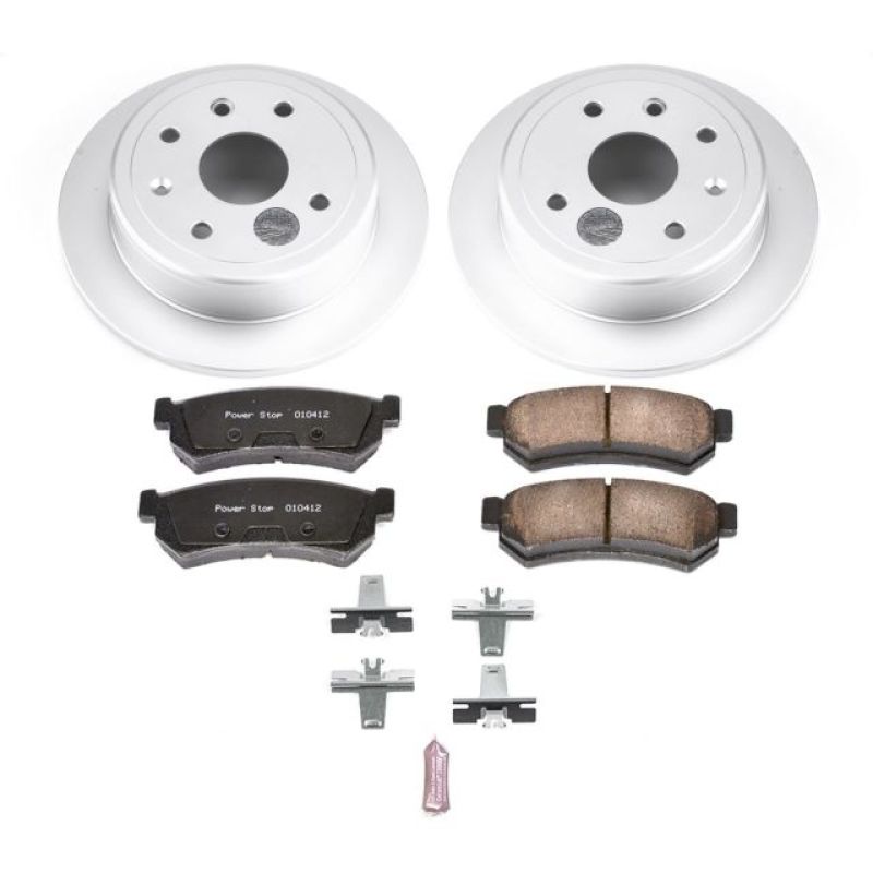 Power Stop 07-08 Suzuki Forenza Rear Z17 Evolution Geomet Coated Brake Kit PowerStop