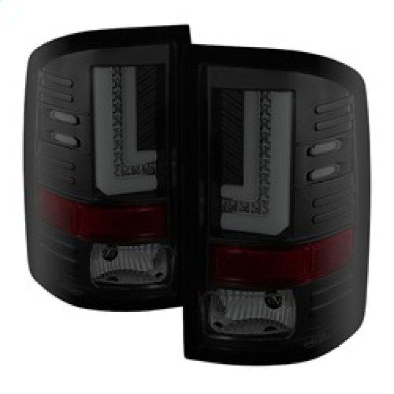 Spyder GMC Sierra 14-16 LED Tail Lights Black Smoke ALT-YD-GS14-LBLED-BSM SPYDER