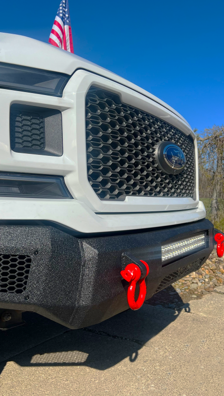 Fishbone Offroad 18-20 Ford F150 Pelican Front Bumper - Black Texture Fishbone Offroad