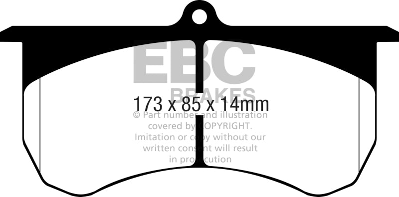 EBC BlueStuff Rear Brake Pads - DP52068NDX EBC