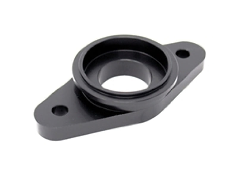 Torque Solution Billet Stock to Tial Blowoff Valve Adapter(Black): Mitsubishi Eclipse/Talon1G 90-94 Torque Solution