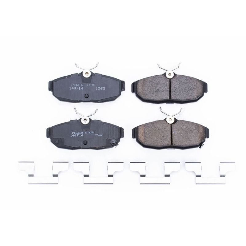 Power Stop 2012 Ford Mustang Rear Z17 Evolution Ceramic Brake Pads w/Hardware PowerStop