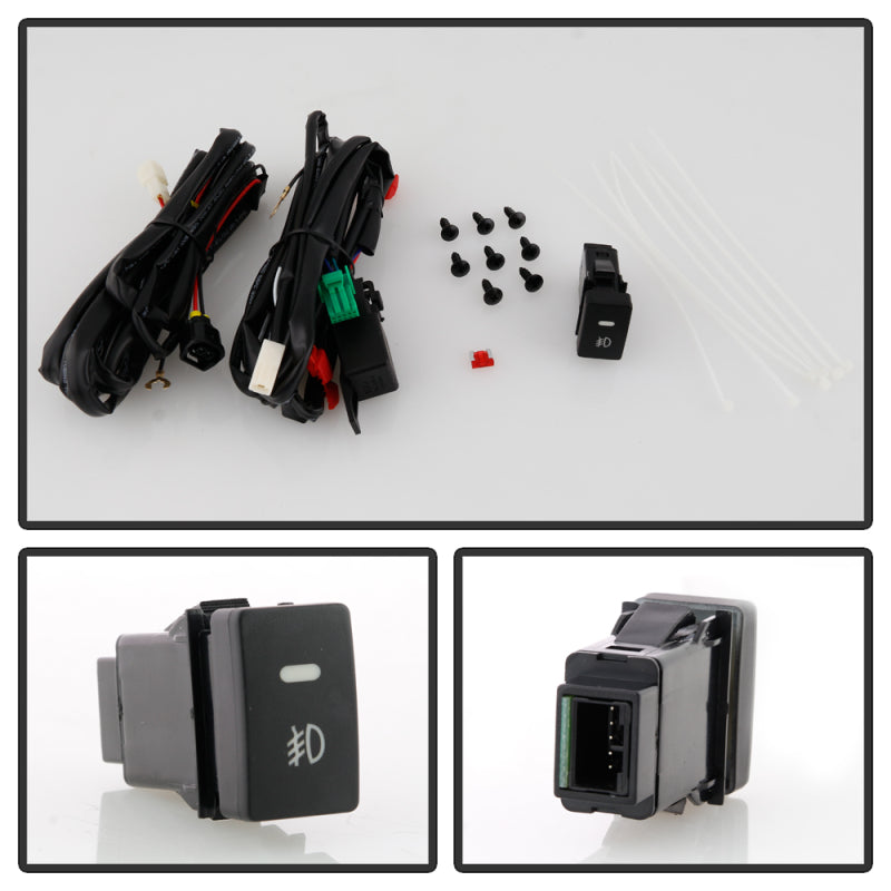 Spyder Honda Civic 2019+ OEM LED Fog Lights w/ OEM switch - Clear FL-HC2019-LED-C SPYDER