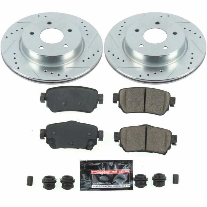 Power Stop 18-19 Nissan Leaf Rear Z23 Evolution Sport Brake Kit PowerStop