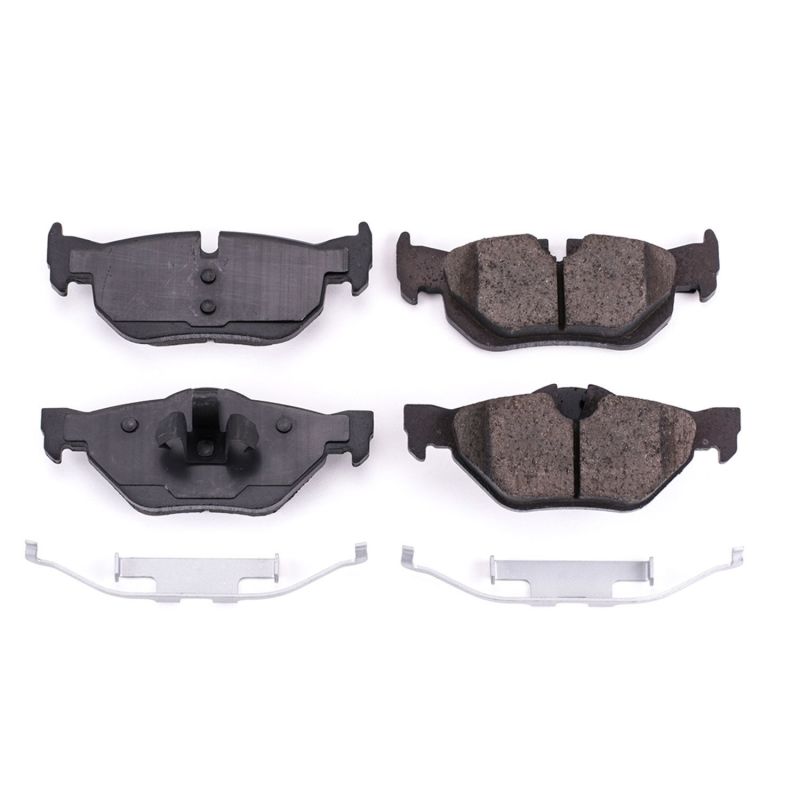 Power Stop 08-13 BMW 128i Rear Z17 Evolution Ceramic Brake Pads w/Hardware PowerStop