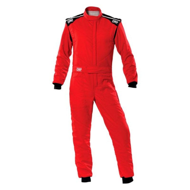 OMP First-S Auto Racing Suit - Red - Size 52 - FIA & SFI Approved