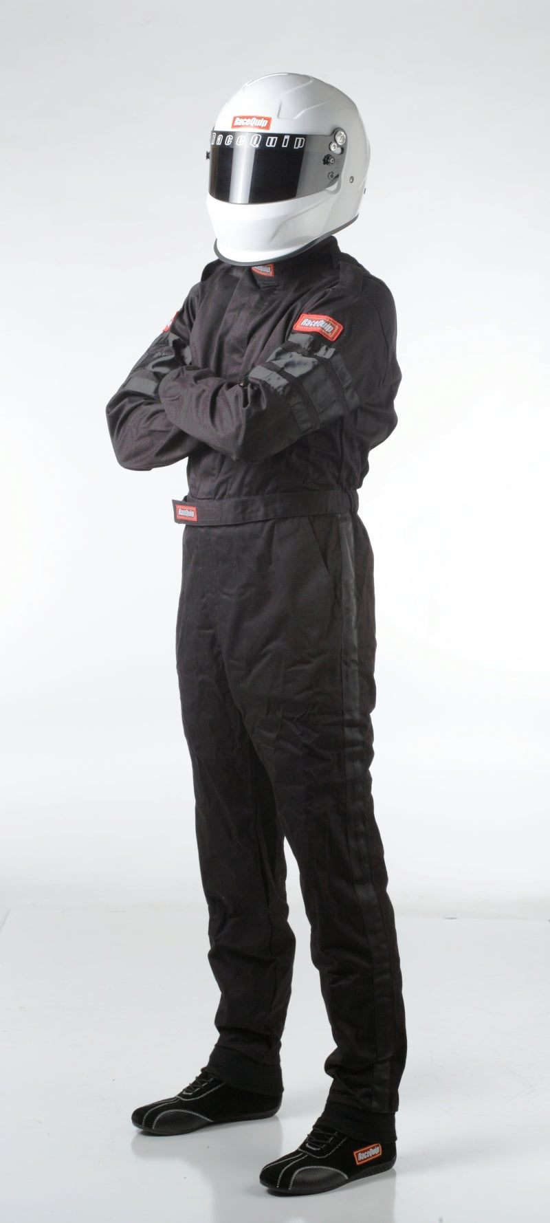 RaceQuip Black SFI-1 1-L Suit - Large Racequip