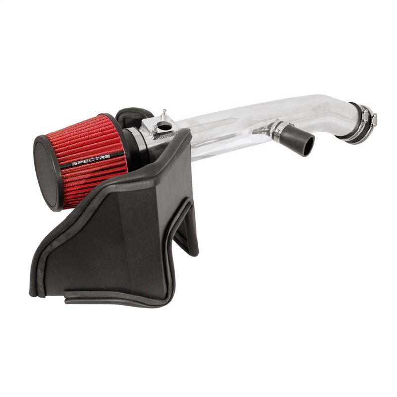Spectre 06-12 Lexus IS250/IS350 V6-2.5/3.5L F/I Air Intake Kit - Polished w/Red Filter Spectre