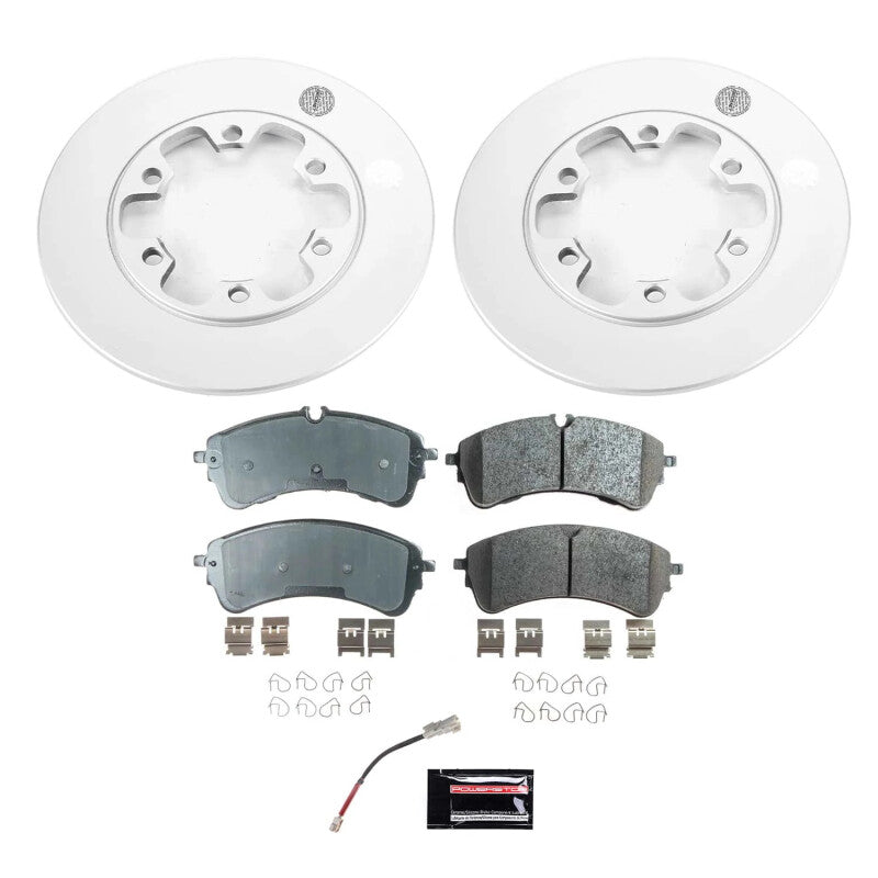 Power Stop 2022 Ford Transit-350 Rear Z17 Coated Brake Kit PowerStop