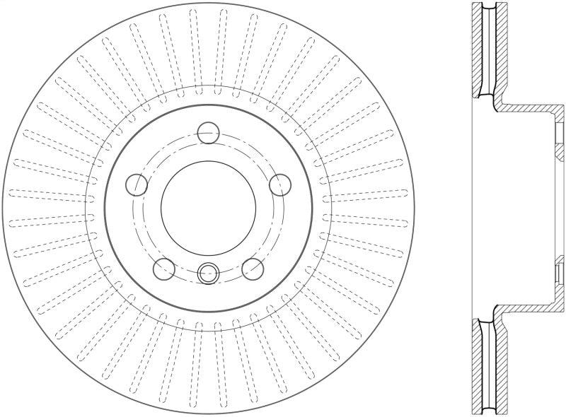 StopTech Drilled Sport Brake Rotor Stoptech