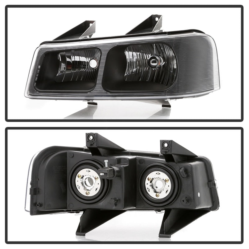 xTune 03-17 Chevrolet Express 1500 OEM Style Headlights - Black (HD-JH-CEX03-OE-BK) SPYDER