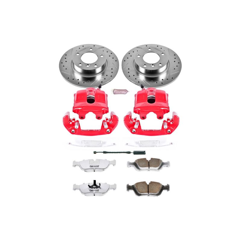 Power Stop 1999 BMW 318ti Front Z26 Street Warrior Brake Kit w/Calipers PowerStop