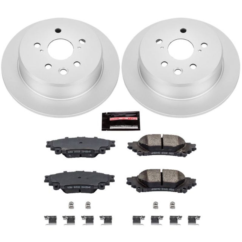 Power Stop 14-15 Lexus IS250 Rear Z17 Evolution Geomet Coated Brake Kit PowerStop