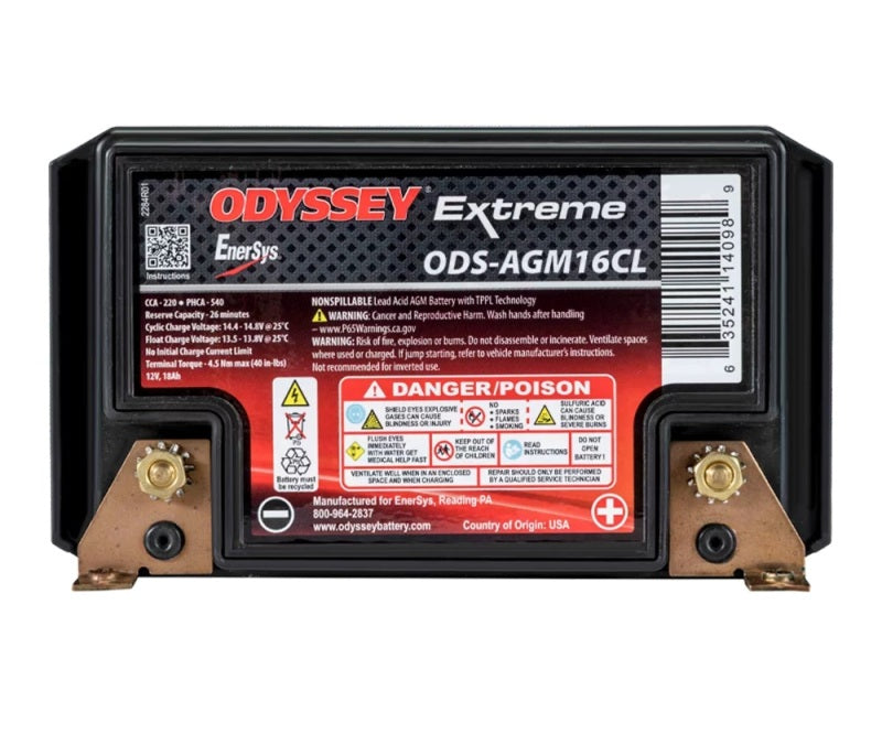 Odyssey Battery Powersport Extreme AGM Battery (PC625) Odyssey Battery