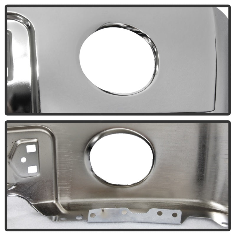 Spyder Ford F150 09-14 w/Fog Light Hole w/o Harley Model Front Bumper - Chrome (OEM 9L3Z17757B) SPYDER