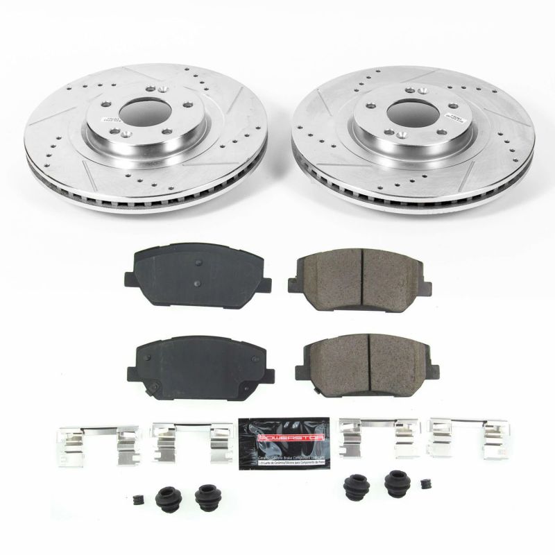 Power Stop 2019 Hyundai Santa Fe Front Z23 Evolution Sport Brake Kit PowerStop