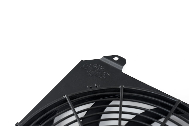 CSF 2858FB 92-00 Honda Civic All-Aluminum Fan Shroud w/12in SPAL Fan - Black Finish CSF