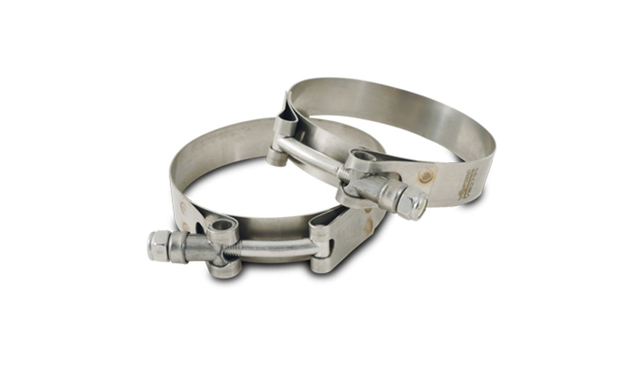 Vibrant Stainless Steel T-Bolt Clamps – 4.20" to 4.60" O.D. (2798)