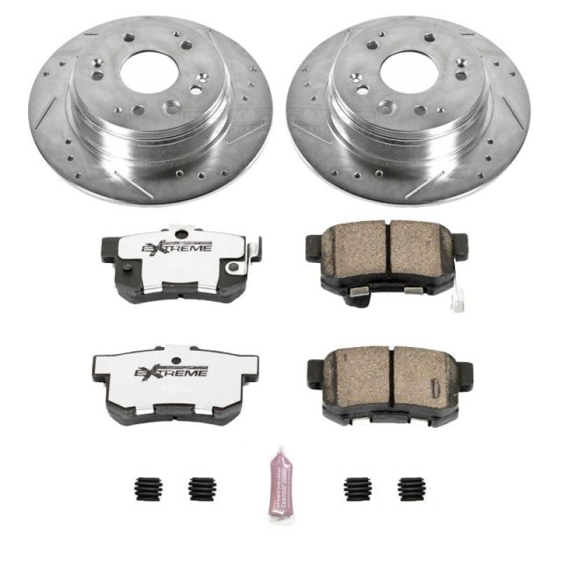Power Stop 99-03 Acura TL Rear Z26 Street Warrior Brake Kit PowerStop