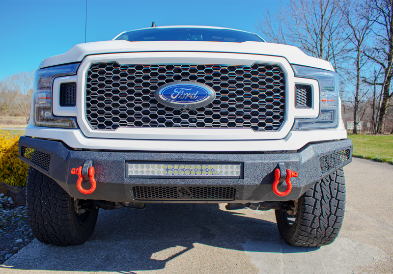 Fishbone Offroad 18-20 Ford F150 Pelican Front Bumper - Black Texture Fishbone Offroad