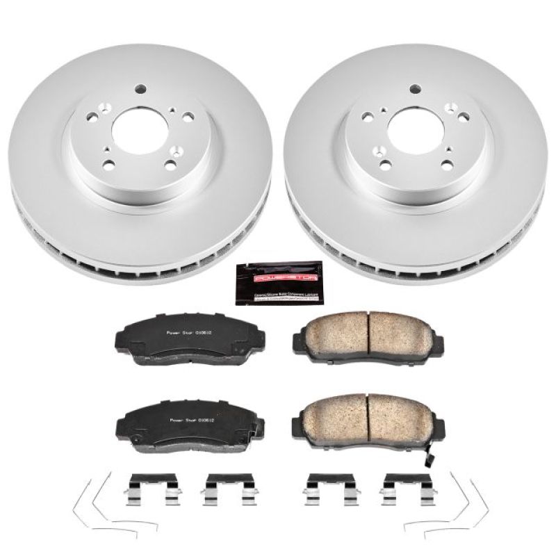 Power Stop 11-14 Acura TSX Front Z17 Evolution Geomet Coated Brake Kit PowerStop
