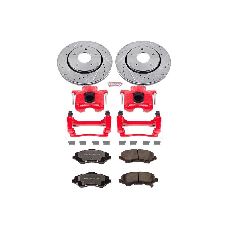 Power Stop 08-16 Chrysler Town and Country Front Z36 Truck & Tow Brake Kit w/Calipers PowerStop