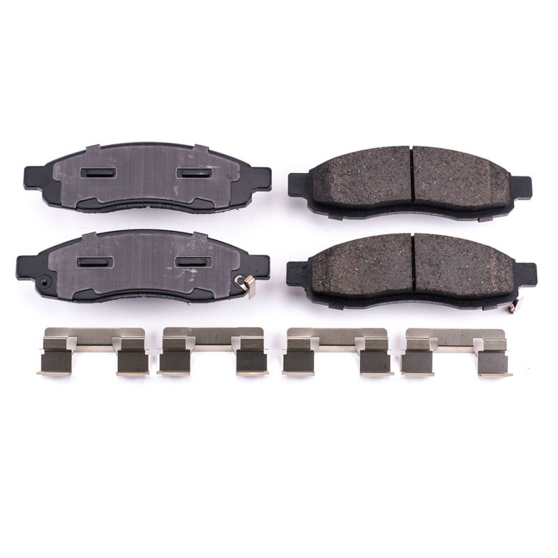 Power Stop 04-05 Infiniti QX56 Front Z17 Evolution Ceramic Brake Pads w/Hardware PowerStop