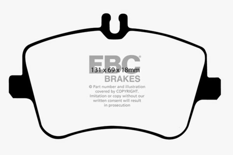 EBC Ultimax2 Front Brake Pads - UD872 EBC