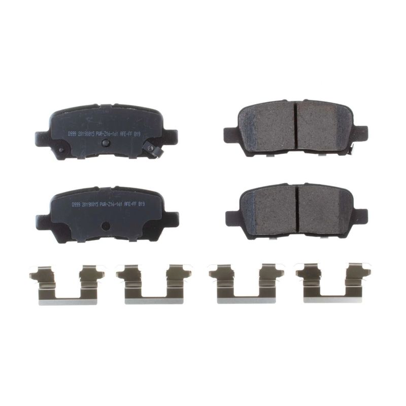 Power Stop 05-09 Buick Allure Rear Z17 Evolution Ceramic Brake Pads w/Hardware PowerStop
