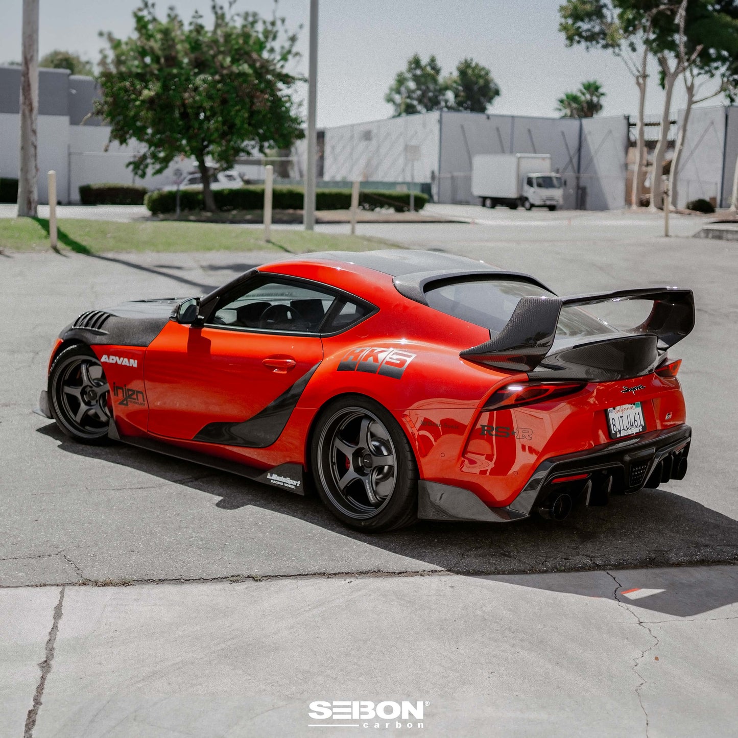 Seibon RD20TYSUP-MB MB-Style Carbon Fiber Rear Diffuser for 2020–2026 Toyota GR Supra