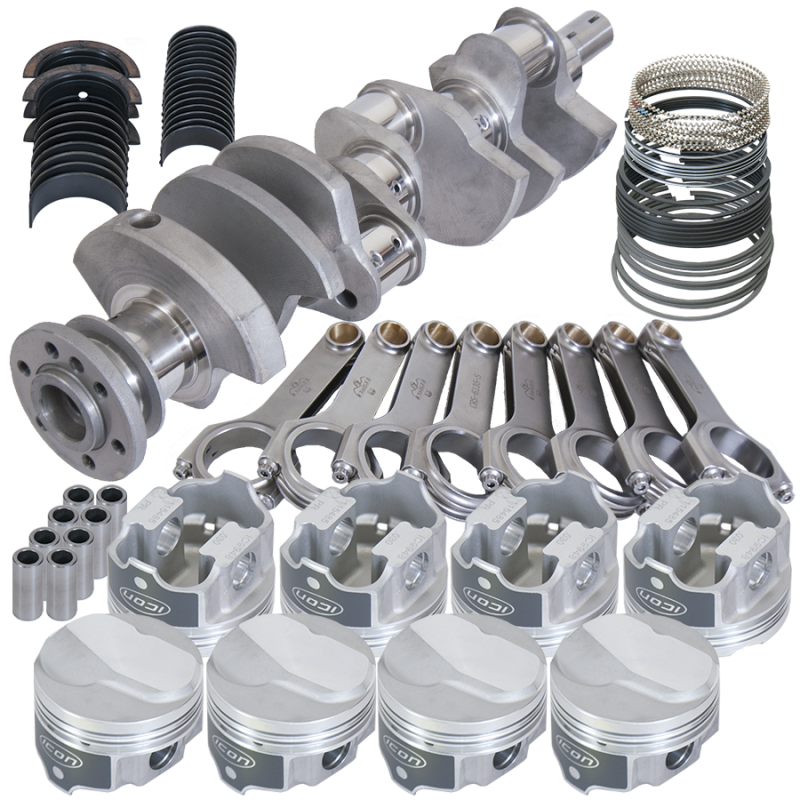 Eagle Chevy 400 3.480in Crank 6.250in H-Beam 6.2cc Dome 4.155in Pistons Rotating Assembly