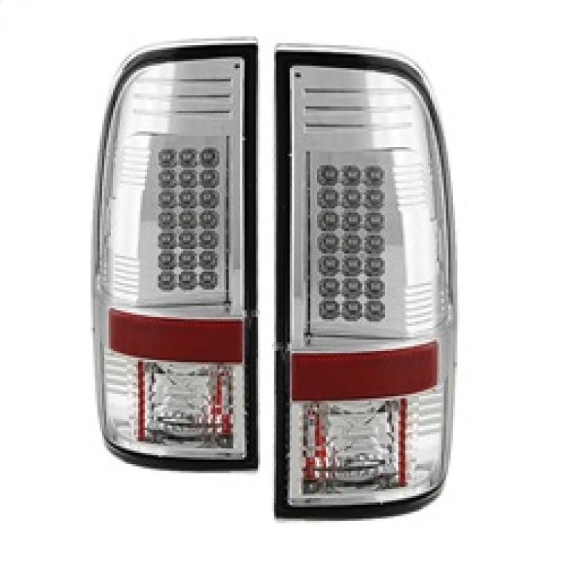 Spyder Ford Super Duty 08-15 LED Tail Lights Chrome ALT-YD-FS07-LED-C SPYDER