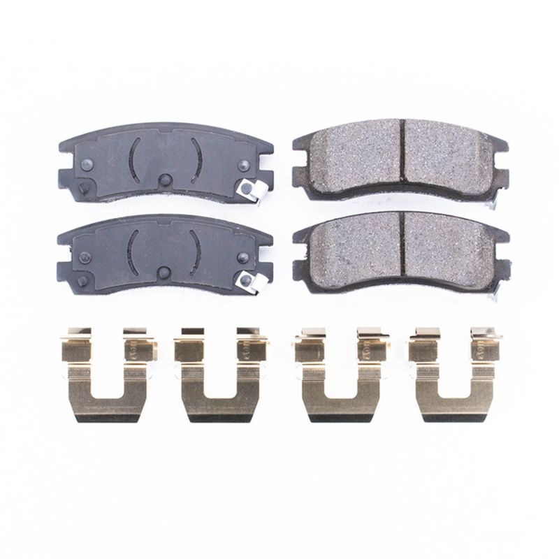 Power Stop 00-05 Buick LeSabre Rear Z17 Evolution Ceramic Brake Pads w/Hardware PowerStop