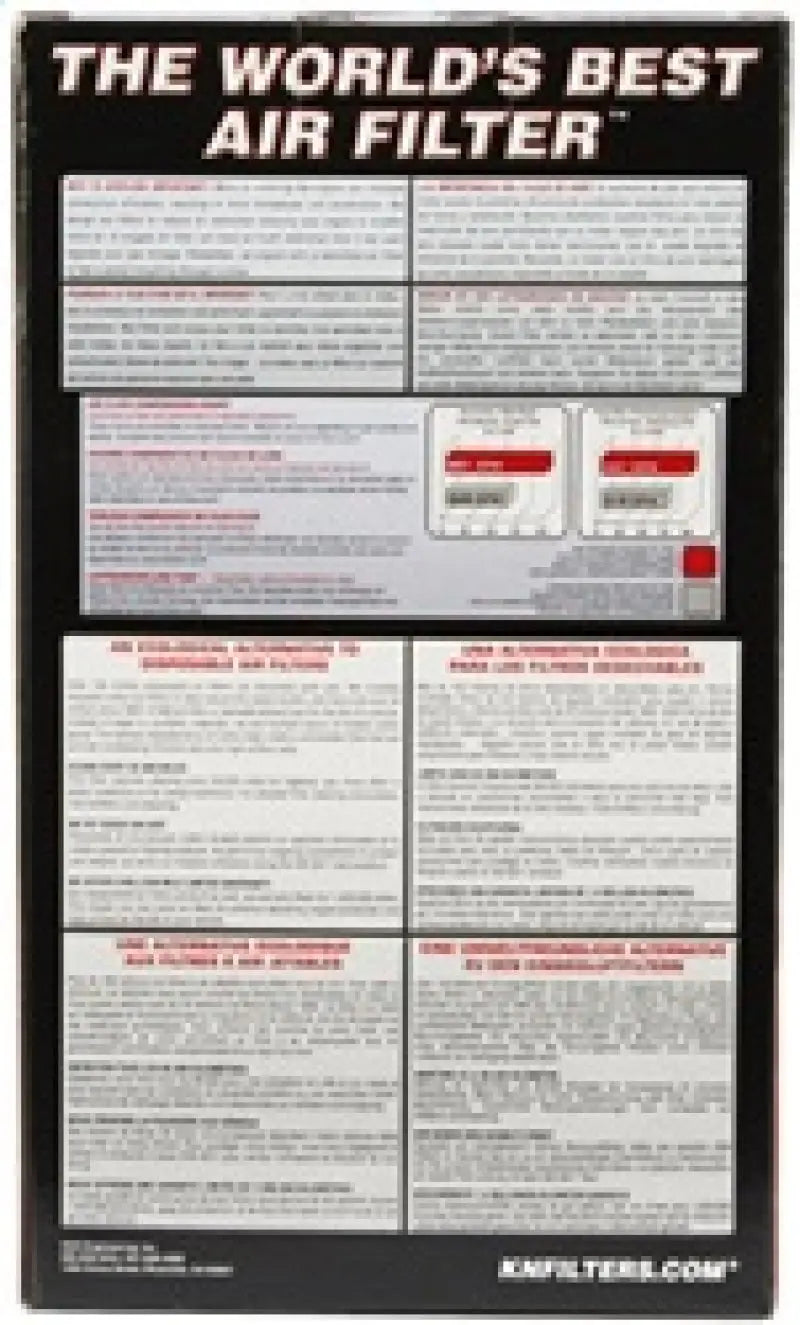 K&N Filter Universal Rubber Filter 3 1/2 inch 10 Degree Flange 5 3/4 inch OD 6 inch Height K&N Engineering