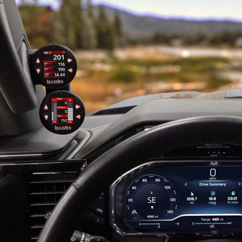 Banks Power 2022+ GM - iDash Stealth Dual Gauge Pod Kit Banks Power