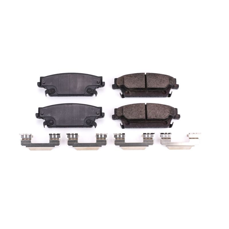 Power Stop 06-07 Cadillac CTS Rear Z17 Evolution Ceramic Brake Pads w/Hardware PowerStop