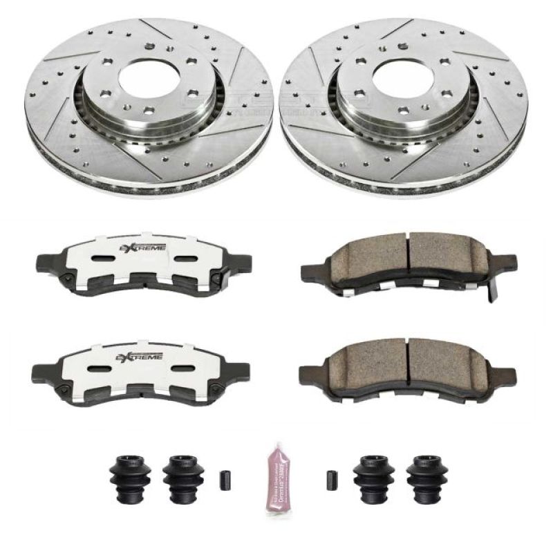 Power Stop 06-07 Buick Rainier Front Z26 Street Warrior Brake Kit PowerStop
