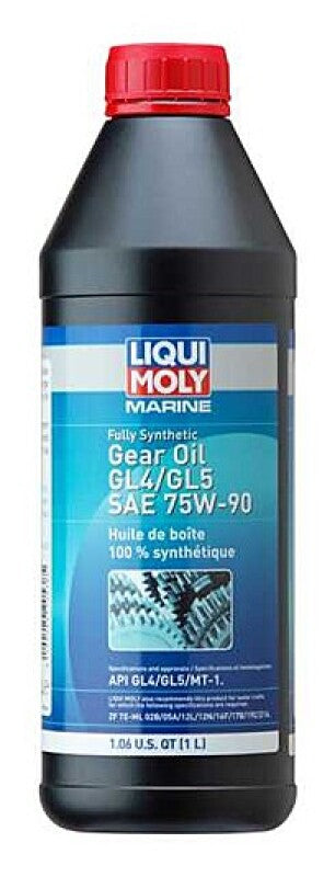 Liqui Moly 20538 Marine Fully Synthetic Gear Oil GL4/GL5 75W-90 (1L)