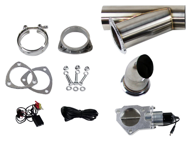 Granatelli 2.25in Stainless Steel Electronic Exhaust Cutout Granatelli Motor Sports