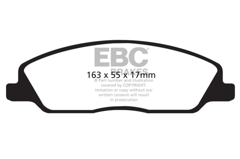 EBC YellowStuff Front Brake Pads - DP41869R EBC
