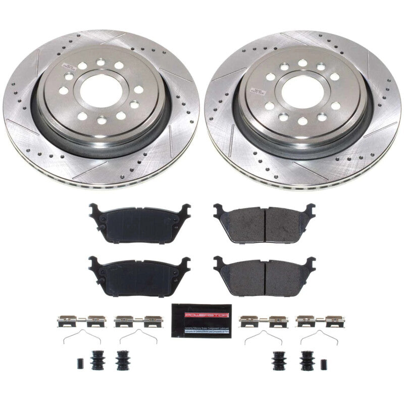 Power Stop 22-23 Jeep Grand Wagoneer Rear Z23 Evolution Brake Kit PowerStop