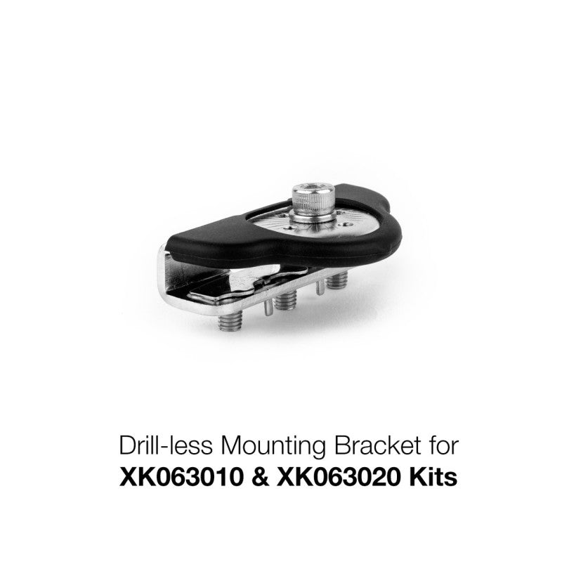XKGlow 2pc Drill-less Mounting Bracket for 10-20” LED 2-in-1 Green & White Light Bars - Part XK063000-BASE