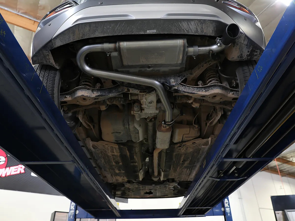 aFe Takeda 2.5in 304 SS Axle-Back Exhaust w/Polished Tips 18-22 Hyundai Kona L4-1.6L (t) AWD