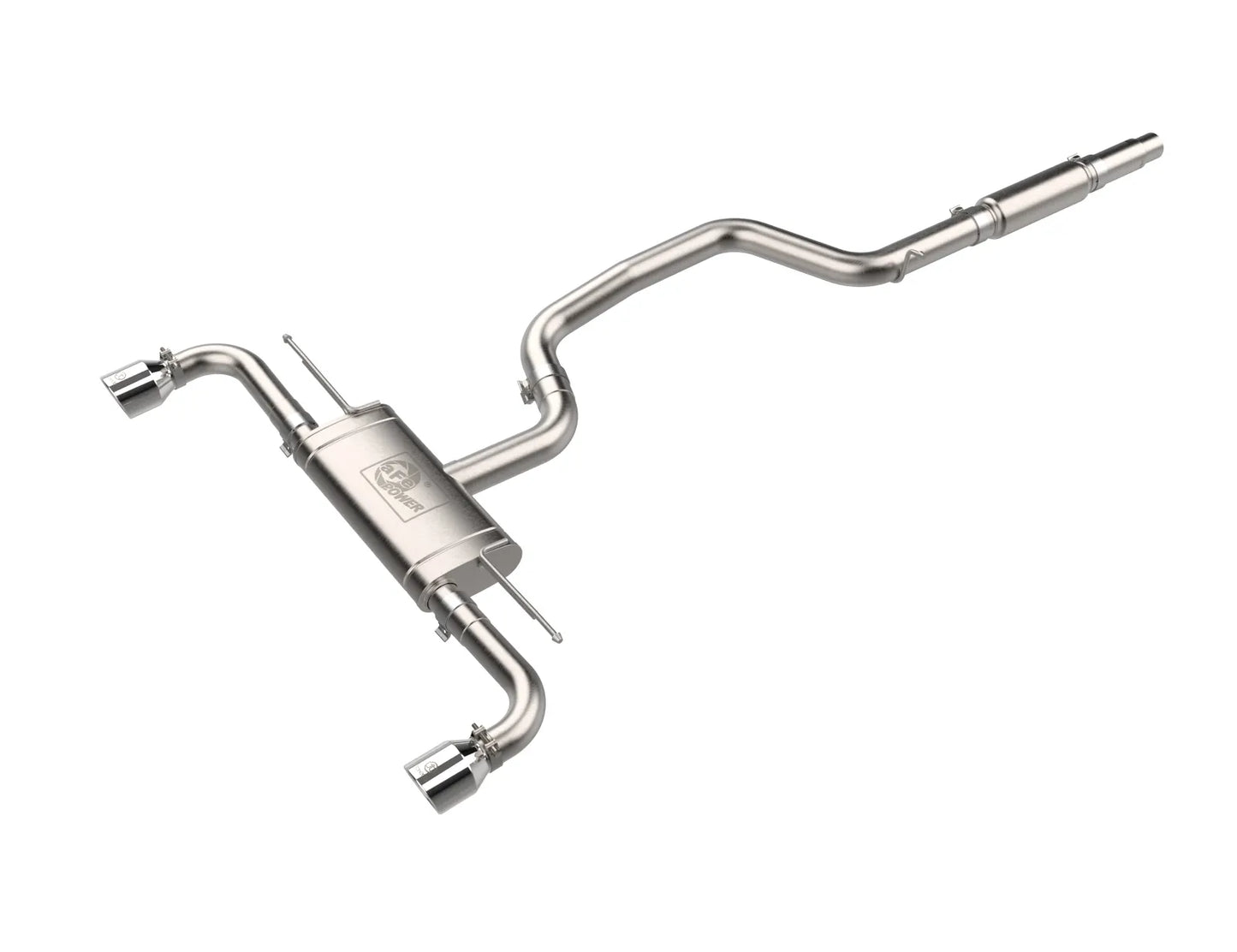 aFe 22-24 Volkswagen GTI MACH Force-Xp 3 to 2-1/2 IN Stainless Steel Cat-Back Exhaust w/Polished Tip - 49-36454-P